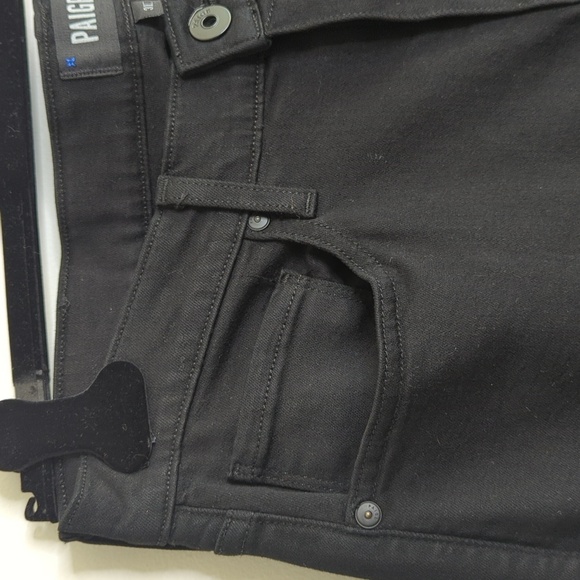 PAIGE Federal Straight Jeans Black Shadow 30x29 - Picture 3 of 14